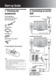 Page 4
4 GB
Start-up Guide
1: Checking the 
accessories
Remote RM-ED005 (1)
Size AA batteries (R6 type) (2)
Mains lead (Type BF) (1)
Coaxial cable (1)
Cable holder (1)
Support belt (1) and screws (2)
To insert batteries into the remote
Notes
 Observe the correct polarity when inserting batteries.
 Dispose of batteries in an environmentally friendly way. Certain regions may regulate disposal of the battery. 
Please consult your local authority.
 Do not use different types of batteries together or mix old...