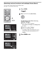 Page 1616GB
Selecting various functions and settings (Home Menu)
You can select all the features from the Home menu.
See page 17 for the Home menu map.
1Press HOME.
2Press F/f/G/g/  to select items.
To select items in the Home menu (e.g., 
selecting “Settings”)
1Press G/g to select “Settings”.
The contents of “Settings” are displayed on 
the right.
2Press F/f to select “Display”.
3Press   to launch the menu.
According to the screen instruction, press 
F/f/G/g to select items and press   to 
confirm.
3Press HOME...