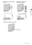 Page 77
Setting up your TV
Shown with a Set Top Box with HDMI 
connectionShown with a Set Top Box with 
COMPONENT connection
Cable System or VHF/UHF Antenna System
Set Top Box
IN
1ARC
Set Top Box
L
R
1L P
RPBY
R
2 1
AUDIOVIDEO  IN
(MONO)
CABLE / ANTENNA
Cable
or
Antenna
(Continued)
 