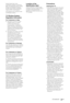 Page 33GB
Iceland, Ireland, Italy, Latvia, 
Liechtenstein, Lithuania, Luxembourg, 
Malta, The Netherlands, Norway, Poland, 
Portugal, Slovak Republic, Romania, 
Slovenia, Spain, Sweden, Switzerland, 
Turkey, and The United Kingdom.
This equipment can be operated in other 
non-European countries.
TV Wireless System - 
Regulation Information
For Customers in Italyswith respect to private use, by the 
Legislative Decree of 1.8.2003,
no. 259 (“Code of Electronic 
Communications”). In particular 
Article 104...