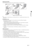 Page 1111GB
Watching TV
Replacing the battery
If the LED indicates low battery power, replace the battery. Use a CR2032 battery.
~
When opening or closing the battery cover, make sure the coin, etc., is properly inserted in the groove of the 
battery cover.
Precautions for use
 The 3D Glasses are operated by receiving infrared rays from the 3D Sync Transmitter.
Mis-operation may occur if:
–The 3D Glasses do not face the 3D Sync Transmitter
–If there are objects blocking the path between the 3D Glasses and the...