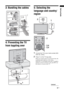 Page 55 GB
Start-up Guide
3: Bundling the cables4: Preventing the TV 
from toppling over
5: Selecting the 
language and country/
region1
Connect the TV to your mains socket (220-
240V AC, 50Hz).
2
Press 1 on the TV (top side).When you switch on the TV for the first time, the 
Language menu appears on the screen.
When the TV is in standby mode (the 
1 (standby) 
indicator on the TV (front) is red), press "/1 on 
the remote to switch on the TV.
2
3
1
1 2
3,4
3,4 2
Continued
 