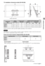 Page 1717GB
Additional Information
TV installation dimensions table (SU-WL500)
Unit: cm
Figures in the above table may differ slightly depending on the installation.
The wall that the TV will be installed on should be capable of supporting a weight of at least four times that of 
the TV. Refer to “Specifications” (page 14) for its weight.
Screw and Hook locations diagram/table (SU-WL500)
Model Name
KDL-Display 
dimensionsScreen centre 
dimensionLength for each mounting angle
Angle (0°)Angle (20°)
AB CDEFGH...