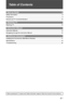 Page 33 GB
Table of Contents
Start-up Guide  4
Safety Information ............................................................................................................................ 8
Precautions ....................................................................................................................................... 9
Remote and TV Controls/Indicators ............................................................................................. 10
Watching TV
Watching TV...