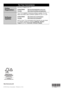 Page 24© 2010 Sony Corporation
For Your Convenience
Online
Registration:Be sure to register your TV.
United States
Canadahttp://productregistration.sony.com
http://www.SonyStyle.ca/registration
Software 
Updates:
Your TV is capable of receiving software updates. For the 
latest information about software updates for your TV, visit:
United States
Canadahttp://www.sony.com/tvsupport
http://www.sony.ca/support
NOTE: If your TV is connected to the Internet, you can check 
for software updates by selecting Settings,...