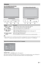 Page 15
15 GB
~
 Make sure that the TV is completely turned off before unplugging the mains lead. Unplugging the mains lead while the TV is turned on may cause the indicator  to remain lit or may cause the TV to malfunction.
The operation guide provides help on how to operate the TV using the remote, and is displayed at 
the bottom of the screen. Use the remote buttons shown on the operation guide.
Indicators
IndicatorDescription
1  — Picture 
Off / Timer Lights up in green when you select “Picture Off” (page...