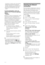 Page 2828 GB
for playback. For details, refer to the instruction 
manual for the network device being used.
Even files conforming to one of the file formats 
given above cannot be played in some cases.
 The file name and folder name support only 
English.
To enjoy photographs, music and 
videos on the TV screen by operating 
devices
– Renderer
Renderer is a feature for playing photo, music 
and video files stored in network devices 
(digital still cameras, mobile phones, etc.) on 
the TV by operating the...