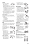 Page 1111 GB
Ventilation
 Never cover the ventilation 
holes or insert anything in the 
cabinet. It may cause 
overheating and result in a  fire.
 Unless proper ventilation is provided, the TV set may 
gather dust and get dirty. For proper ventilation, observe 
the following:
– Do not install the TV set turned backwards or sideways. 
– Do not install the TV set turned over or upside down. 
– Do not install the TV set on a shelf or in a closet. 
– Do not place the TV set on a rug or bed. 
– Do not cover the TV...