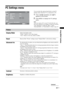 Page 4141 GB
Using MENU Functions
PC Settings menu
You can select the options listed below on the PC 
Settings menu when the TV is connected to a PC.
1Press  /  repeatedly until  PC 
appears on the screen.
2Press MENU to display the PC settings 
menu.
Note
When you connect a PC to your TV for the first time, you 
may need to adjust the screen display. In such cases, perform 
“Auto Adjustment” or adjust the “Phase”, “Pitch”, 
“Horizontal Shift”, or “Vertical Shift” in “Others” (page 42).
Picture
Display Mode...