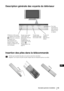 Page 15513
FR
Description générale et installation
Description générale des voyants du téléviseur
Insertion des piles dans la télécommande
Vérifiez que la polarité des piles soit correcte avant de les introduire.
Rappelez-vous toujours de jeter les piles usagées dans les réceptacles prévus à cet effet.
Pour faire 
fonctionner la 
télécommande, 
dirigez-la vers 
ce capteur.
Sillumine en bleu quand 
vous appuyez sur la touche 
 (Picture off - extinction 
de limage) de la 
télécommande pour 
éteindre limage. Seule...