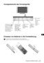 Page 6113
DE
Übersicht und Aufstellen des Geräts
Anzeigeelemente des Fernsehgeräts
Einsetzen von Batterien in die Fernbedienung
Achten Sie beim Einsetzen der Batterien auf die richtige Polung.
Denken Sie daran, verbrauchte Batterien umweltfreundlich zu entsorgen.
Beim Bedienen 
der 
Fernbedienung 
diese in 
Richtung 
dieses 
Empfängers 
halten. Leuchtet blau, wenn Sie an 
der Fernbedienung  
(Picture off - Bild aus) 
drücken, um das Bild 
auszuschalten. Dadurch 
wird nur das Bild 
ausgeschaltet (der Ton 
bleibt...