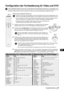 Page 8941
DE
Konfiguration der Fernbedienung für Video und DVD
In ihrer Standardkonfiguration steuert diese Fernbedienung die Grundfunktionen dieses Sony Fernsehgeräts, eines 
Sony DVD-Players und der meisten Sony Videorecorder. Um Videorecorder und DVD-Player anderer Marken (und 
bestimmte Videorecorder von Sony) ansteuern zu können, muss die Fernbedienung konfiguriert werden.
Zusatzinformationen
Führen Sie dazu folgende Schritte aus: 
 Suchen Sie als Erstes den dreistelligen Code des betreffenden Geräts in...