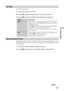 Page 31Using the Menu
31 GB
Do the following options.
1Press OK to select “AV Preset”.
2Press M/m to select the desired input source, then press OK.
3Press M/m to select the desired option below, then press OK.
Before selecting “Label”/“AFT”/“Audio Filter”/“Skip”/“Decoder”, press PROG +/- to select 
the programme number with the channel. You cannot select a programme number that is set 
to skip (page 33).
1Press OK to select “Manual Programme Preset”.
2Press M/m to select one of the following options, then...