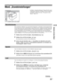 Page 69Arbeiten mit dem Menü
29 DE
Menü „Grundeinstellungen“
Zum Aufrufen des Menüs zum automatischen Speichern von Sendern am Fernsehgerät, über 
das die Sprache und das Land/die Region ausgewählt und die verfügbaren Kanäle eingestellt 
werden. In der Regel brauchen Sie diesen Vorgang nicht auszuführen, da die Sprache und 
das Land/die Region sowie die Kanäle von der ersten Konfiguration des Fernsehgeräts 
bereits eingestellt sind (Seite 14, 15). Mit dieser Option können Sie den Vorgang allerdings 
erneut...