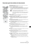 Page 13415
PT
Descrição geral dos botões do telecomando
1 Eliminação do som: Pressione este botão para eliminar o som do televisor. 
Pressione novamente para cancelar.
2  TV I/  - 
Ligação do televisor no modo standby: 
Pressione este botão para desligar temporariamente o televisor e que este entre no 
modo standby (o indicador  (Standby/Temp. Desligar) do televisor ilumina-se 
em vermelho). Pressione novamente para ligar o televisor a partir do modo 
Standby.
• Para poupar energia, recomendamos que desligue...