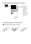 Page 13718Descrição geral & Instalação
Descrição geral dos indicadores do televisor
Colocação das pilhas no telecomando
Coloque as pilhas fornecidas com as polaridades na posição correcta.
Respeite o ambiente e deposite as pilhas usadas num contentor específico.
Para utilizar o 
telecomando, deve 
apontar para este 
receptor.Brilha em verde quando o 
televisor está ligado. 
• Brilha em vermelho 
quando o televisor está 
no modo Standby.
• Pisca em vermelho 
quando se pressionar 
um botão no 
telecomando.
•...