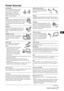 Page 1011
GB
Power Sources
Overloading
This TV set is designed to operate 
on a 220-240V AC supply only. 
Take care not to connect too 
many appliances to the same 
mains socket as this could result 
in fire or electric shock.Mains lead protection
Pull out the mains lead by the 
plug. Do not pull on the mains 
lead itself.
Wiring 
Unplug the mains lead when wiring cables. Be sure to 
unplug the mains lead for your safety, when hooking up.
Cleaning 
Clean the mains plug regularly. If the 
plug is covered with...