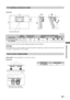 Page 25
25 GB
Additional Information
KLV-22S570A
4-142-343- 11(1)
Unit: mm
Figures in the above table may differ 
slightly depending on the installation.
WARNING
The wall that the TV will be installed  on should be capable of supporting a weight  of at least four times that of the 
TV. Refer to “Specifica tions” for its weight.
Hook location - When installing the TV onto the Base Bracket.
TV installation dimensions table
125
SU-WL100:
Screen centre point
Model Name
Display 
dimensionsScreen centre...