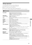 Page 1717 GB
Using MENU Functions
KLV-37/32/26S550A/KLV-32S530A
4-130-985-13(1)
Settings adjustment
You are able to change the settings of your TV from “Settings” menu.
1Press MENU. Press F/f to select “Settings”, then press  .
2Press F/f to select a menu icon, then press .    
3Press F/f/G/g to select an option or adjust a setting, then press  .
   The options you can adjust vary depending on the situation. Unavailable options are greyed out or not displayed.
 Picture menu
Picture ModeSelects the picture mode...
