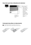 Page 11012Descrição geral & Instalação
Descrição geral dos indicadores do televisor
Colocação das pilhas no telecomando
Coloque as pilhas fornecidas com as polaridades na posição correcta.
Respeite o ambiente e deposite as pilhas usadas num contentor específico.
Para utilizar o 
telecomando, deve 
apontar para este 
receptor.Brilha em verde quando o 
televisor está ligado. 
• Brilha em vermelho 
quando o televisor está 
no modo Standby.
• Pisca em vermelho 
quando se pressionar 
um botão no 
telecomando.
•...