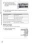 Page 30GB
30
Mastering the basic operation
Deleting images
You can delete the image that is currently displayed.
2Press the left side of the 
control wheel repeatedly to 
select   (movie), and press 
the center.
3Turn the control wheel to select the desired movie, and 
press the center.
During movie playbackControl wheel operation
To pause/resume Press the center.
To fast-forward Press the right, or turn it right.
To fast-rewind Press the left, or turn it left.
To slow-forward (NEX-5/5C only) Turn it right...