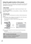 Page 34GB
34
Mastering the basic operation
Using the guide function of the camera
The camera provides various “Help Guides” which explain the functions, and 
“Shooting Tips” which introduce tips for better shooting. Use these guides to 
make better use of the camera.
xHelp Guides
The camera displays the Help Guide to explain the selected function, when 
you change the setting, etc.
You can hide the Help Guides by selecting [Menu] t [Setup] t [Help Guide 
Display] t [Off].
xShooting tips
The camera displays the...