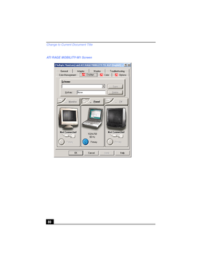 Page 80Change to Current Document Title
80
ATI RAGE MOBILITY-M1 Screen 