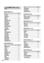 Page 6060
List of the  (SETTINGS) category 
items
MOVIE SETTINGS (p. 62)
Items Page
REC MODE62
AUDIO MODE62
AE SHIFT62
WB SHIFT62
NIGHTSHOT LIGHT63
WIDE SELECT63
DIGITAL ZOOM63
STEADYSHOT63
AUTO SLW SHUTTR63
X.V.COLOR64
GUIDEFRAME64
ZEBRA64
REMAINING SET64
SUB-T DATE64
FLASH MODE*165
FLASH LEVEL65
REDEYE REDUC65
DIAL SETTING65
CONVERSION LENS65
PHOTO SETTINGS (p. 66)
ItemsPage
IMAGE SIZE*166
FILE NO.66
AE SHIFT62
WB SHIFT62
NIGHTSHOT LIGHT63
STEADYSHOT63
GUIDEFRAME64
ZEBRA64
FLASH MODE*165
FLASH LEVEL65...