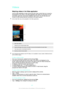 Page 107VideosWatching videos in the Video application
Use the Video application to play movies and other video content that you’ve saved or
downloaded to your device. The Video application also helps you get poster art, plot
summaries, genre info, and director details for each movie. You can also play your
movies on other devices that are connected to the same network.Some video files may not be playable in the Video application.1View menu options2Display the most recently played video3Drag the left edge of the...