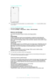 Page 133To view your IMEI numberYou can also open the phone dialer on your device and enter *#06#* to view the IMEI number
of your device.
To View Your IMEI Number via the Device Settings
1 From your Homescreen, tap 
.
2 Find and tap  Settings > About phone  > Status  > IMEI information .
Memory and Storage Your device has different types of memory and storage options.
• The
internal storage
is about  12 GB and is used to store downloaded or transferred content along with
personal settings and data. Some...