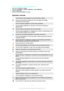 Page 30To Block an Application from Sending Notifications
1 From your Homescreen, tap 
.
2 Find and tap  Settings > Sound & notification  > App notifications .
3 Select an application.
4 Drag the slider beside  Block to the right.
Application Overview
Use the Alarm & clock application to set various kinds of alarms.Use your web browser to navigate and view web pages and manage
bookmarks, text and images.Use the Calculator application to perform basic calculations.Use the Calendar application to keep track of...