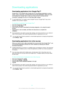 Page 32Downloading applicationsDownloading applications from Google Play™
Google Play™ is the official online Google store for downloading applications, games,
music, movies, and books. It includes both free and paid applications. Before you start
downloading from Google Play™, make sure that you have a working Internet
connection, preferably over Wi-Fi ®
 to limit data traffic charges.To use Google Play™, you need to have a Google™ account. Google Play™ may not be
available in all countries or regions.
To...