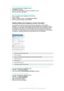 Page 70To edit contact information about yourself
1 From your Homescreen, tap 
, then tap .
2 Tap  Myself , then tap 
.
3 Enter the new information or make the changes you want.
4 When you are done, tap  Done.
To create a new contact from a text message
1 From your Homescreen, tap 
, then find and tap .
2 Tap 
 > Save .
3 Select an existing contact, or tap  Create new contact.
4 Edit the contact information and tap  Done.
Adding medical and emergency contact information
You can add and edit ICE (In Case of...