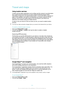 Page 113Travelandmaps
Using location services
Location services allow applications such as Maps and the camera to use information
from mobile and Wi-Fi