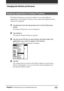 Page 172172Chapter5Customizing your Sony CLIE Handheld (Preferences)
Assigning applications to HotSync® buttons
The Buttons Preferences screen also enables you to assign different
applications to the HotSync® buttons on the cradle (not supplied) and the
modem (not supplied).
1Tap Buttons from the drop-down list on the Preferences
screen.
The Buttons Preferences screen is displayed.
2Tap HotSync.
The HotSync Buttons dialog box appears.
3Tap the arrow V next to each button and then select the
application you want...