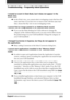 Page 211211Chapter6Additional information
I created an event in Date Book, but it does not appear in the
Week view.
,In the Week view, you cannot select overlapping events that have the
same start time. If you have two or more events with the same start
time, choose the Day view to see overlapping events.
I cannot find an image pasted in an Address Book record.
,If you use the Palm Desktop for CLIE software to change the
category of the Address Book record, you may not be able to locate
the pasted image on your...