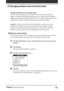 Page 45Chapter2Using basic applications45
Setting an alarm for an untimed event
You can set a silent alarm for an untimed event. In this case, the alarm
triggers at the specified period of minutes, hours, or days before midnight
(beginning) of the day of the untimed event. No audible alarm sounds for an
untimed event. The reminder message appears onscreen instead.
Example:  When you set an alarm for an untimed event that occurs on
February 4 and if the alarm is set for 5 minutes, the reminder message
appears at...