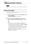 Page 71Customizing your Sony CLIÉ Handheld (Preferences)71
Changing the Network preferences
Note
For the settings specific to each peripheral device, refer to the manual of each peripheral 
device.
Selecting a service template
You can customize the Service setting to select the service template for your 
Internet Service Provider or a dial-in server. 
1Tap the arrow V in the upper right of the  Preferences screen 
and select  Network.
The Network Preferences  screen is displayed.
2Tap the arrow V next to...