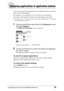 Page 82Customizing your Sony CLIÉ Handheld (Preferences)82
Assigning applications to application buttons
You can assign your favorite applications to the application buttons on the front 
panel of your CLIÉ handheld.
For example, you can assign the To Do List button to start Calculator.
The position of the application buttons varies depending on the model.
bFor details, refer to “Locating the parts of your Sony CLIÉ Handheld” in “Read This 
First (Operating Instructions).”
1Tap the arrow V at the upper right of...