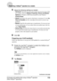 Page 112112
Performing a HotSync® operation via a modem
Exchanging and updating data using a HotSync® operation 
(Other HotSync® operations)
5Adjust the following settings as needed.
 Serial port : Specifies the port for the modem. If you are not sure of the 
port settings, check the  Modem Properties (Phone and Modem 
Options  for Windows 2000 Professional/XP) in the Windows 
Control Panel .
 Speed : Determines the speed at which  data is transferred. Try the As 
Fast As Possible  rate first, and adjust...