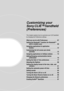 Page 66Customizing your 
Sony CLIÉ™ handheld 
(Preferences)
This chapter explains how to customize your CLIÉ handheld 
by changing the Preferences settings.
What you can do with Preferences . . . . . . . . . .   67
Setting the Bluetooth™ function (for Bluetooth™  built-in models only)  . . . . . . . . . . . . . . . .   69
Assigning applications to application  buttons . . . . . . . . . . . . . . . . . . . . . . . . . . .72
Customizing the full-screen pen stroke  activities  . . . . . . . . . . . . . . . . . . ....