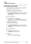 Page 92Customizing your Sony CLIÉ™ handheld (Preferences)92
Changing the Network preferences
Creating additional service templates
You can create additional service templates from scratch or by duplicating 
existing templates and editing the info rmation. After you create a new or 
duplicate template, you can  add and edit settings.
To duplicate an existing service template
1On the Network Preferences  screen, tap the arrow V next 
to  Service  and select the predefined service template you 
want to duplicate....