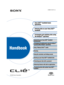 Page 1© 2003 Sony Corporation
Sony CLIÉ™ handheld basic 
operations
Customizing your Sony CLIÉ™ handheld 
(Preferences)
Exchanging and updating data using the HotSync® 
operation (Other HotSync® operations)
Using “Memory Stick®” media
Beaming
Using the calculator and finding records
Backing up your Sony CLIÉ™ handheld data
Protecting your data with a password
Enhancing features with add-on applications
Transferring data with another Sony CLIÉ™
handheld
Handbook
A-BGK-100- 11 (1)
Sony Personal Entertainment...
