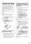 Page 4747
Dividing a track (Divide)
You can divide a track with a track mark, 
creating a new track from the part 
following the track mark. You can also 
make fine adjustments to the track mark 
position before making the actual 
division. The track numbers will increase 
as follows.
This function can be set with the recorder 
only.
NoteYou cannot add a track mark on a track that has 
been checked-out from your computer.
Dividing a track directly
1While playing or pausing an MD, 
press T MARK on the recorder...