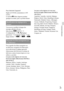 Page 133FR
Comment démarrer
Pour éteindre l’appareil
Réglez le POWER commutateur à OFF 
(CHG).
Le témoin 
 (Film) clignote pendant 
quelques secondes, puis ce produit s’éteint.
Modification du réglage de la 
langue
Vous pouvez modifier la langue des 
messages affichés à l’écran.
Sélectionnez 
 (MENU)  
[Configuration]  [
 (Réglages 
généraux)]  [Language Setting]  une 
langue désirée  
    .
Regarder les films enregistrés sur 
un téléviseur
Pour regarder des films enregistrés sur 
un téléviseur,...