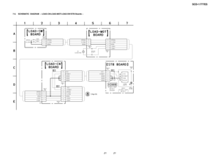 Page 2121 21
SCD-1/777ES
7-5. SCHEMATIC  DIAGRAM  Ð LOAD-CN/LOAD-MOT/LOAD-SW/STB Boards Ð
(Page 29) 