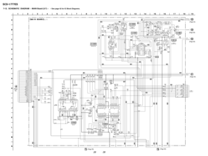 Page 2828 28
SCD-1/777ES
7-12. SCHEMATIC  DIAGRAM  Ð MAIN Board (5/7) Ð ¥ See page 42 for IC Block Diagrams.
(Page
19)
(Page 29)(Page 30)(Page 24)
(Page 24) (Page 26)
(Page 26) 