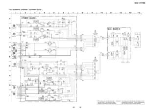 Page 3939 39
SCD-1/777ES
7-23. SCHEMATIC  DIAGRAM  Ð AC/POWER Boards Ð
The components identified by mark 0 or dotted
line with mark 0 are critical for safety.
Replace only with part number specified.Les composants identifiŽs par une marque 0 sont
critiques pour la sŽcuritŽ. Ne les remplacer que
 (Page 32)
(Page 32)
(Page 33)
(Page
33)
(Page
33)
(Page
33)
(Page 33)
(Page 37)
(Page 24)
(Page 24) 