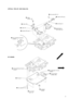 Page 77
OPTICAL  PICK-UP  (KHS-180A/J1N)
RF  BOARD
1OP-15 flexible print board
(CN003)
5bracket (OP) assy
4holder (R)
3holder (R2)
2screw
(PSW3 ´ 10)
6two screws (B3 ´ 5)
7retainer (OP) assy
8leaf spring (Y)
9optical pick-up
(KHS-180A/J1N)
1OP-15 flexible print board
(CN003)
5RF board
4four spacers (3 ´ 5)
3four screws
(B3 ´ 10)
2connector
(CN005)
2two connectors
(CN004, 006)
1wire (flat type) (14 core)(CN007) 