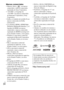 Page 134
ES
34
Marcas comerciales Memory Stick y   son marcas comerciales o marcas comerciales 
registradas de Sony Corporation.
 “AVCHD” y el logotipo de  “AVCHD” son marcas comerciales 
de Panasonic Corporation y Sony 
Corporation.
 Dolby y el símbolo de la doble D son  marcas comerciales de Dolby 
Laboratories.
 Los términos HDMI y HDMI High- Definition Multimedia Interface, y el 
logotipo de HDMI son marcas 
comerciales o marcas comerciales 
registradas de HDMI Licensing LLC 
en los Estados Unidos y otros...
